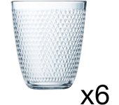Set 6 Vasos Altos Luminarc Concepto Pampille 31CL - Vidrio Templado Extra Resistente