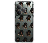 Tumundosmartphone Funda Silicona Antigolpes para Realme GT 6 / GT 6T 5G diseño Perros 10 Dibujos