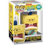 Funko Pop! TV: Spongebob Squarepants 25th - Spongebob with Pizza - Figura de Vinilo Coleccionable - Idea de Regalo- Mercancia Oficial - Juguetes para Niños y Adultos - TV Fans - MR POPYE