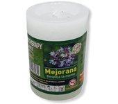 Velas y Aromas S.L Velón de aromaterapia de Ruda, Velón de aromaterapia de Mejorana 11x7x7cm duración 60 horas aporx anti-tabaco. HECHO EN ESPAÑA, FABRICACIÓN ARTESANAL