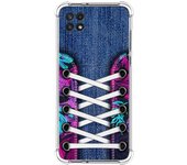 Funda Silicona Antigolpes para Samsung Galaxy A22 5G diseño Zapatillas 06 Dibujos