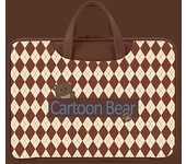 Peanuts White Dog Funda para portátil de Piel Óptica, hasta 14 pulgadas, Bolsa protectora portátil con Cremallera