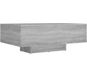vidaXL Mesa de centro madera contrachapada 85x55x31 cm Blanco, Negro, Roble Sonoma Mesita de Salón o Comedor o Auxiliar Mesa de Café Meuble Salón