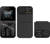 SERVO F15 Mini 2G GSM Foldable Mobile Phone Dual SIM Magic Voice Flashlight Call Recording 2.0"Portable Flip Mobile Phone Type-C