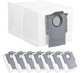 bolsas para el polvo del robot Roborock Q Revo, 2,7 L de gran capacidad, piezas de repuesto únicas, juego de accesorios de repuesto para filtro, cepillo y paño, piezas de repuesto para Roborock, kit de serie compatible y accesorios para Roborock.