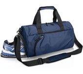Bolsa de viaje de 40 L with Bolso impermeable y compartimenton para Zapatos, Bolsa de deporte para hombre y mujer, Bolsa de Mano para deporte de fin de la Semana (Azul)