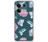 Funda Silicona Antigolpes para Xiaomi Redmi Note 13 5G diseño Flores 10 Dibujos