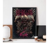 Rock Band B-Bring M-Me The H-Horizon Poster No Framed Kraft Club Bar Paper Vintage Wall Art Painting Bedroom Study Stickers