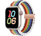 Braided Strap For Apple Watch Band 44mm 40mm 45mm 49mm 41mm 38 buckle Bracelet  iWatch Series se 7 6 8 9 10 Ultra2 Magnetic Band