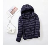 Light Plus Size Thin Down Jacket Women 2023 Autumn Winter Slim Short Hooded Warm White Duck Down Coat lady Outerwear