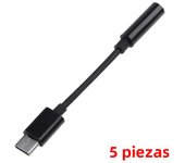 1-5PCS USB Type C To 3.5 Jack Earphone Adapter USB-C 3 5mm Audio Cable Converter For Samsung Galaxy Huawei Xiaomi PC Laptop Mac