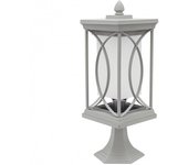 Farol Exterior FABRILAMP 125271110 | Sobremuro Grand. 1xe27 Plata 47x16,5