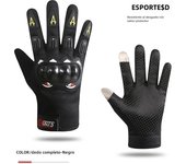New Arrival Suomy Motorcycle Gloves Summer Mesh Breathable Moto Gloves Men Women Touch Screen Motocross Gloves
