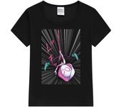 Cartoon spider ghost cute baby spidey girl cartoon ghost Kids T-Shirt Children's Super Hero Kids Sonic Tops Fashion Baby Tops