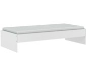 Cama Juvenil Tidy Blanca Habitación Juvenil 90x200 cm Sin Somier