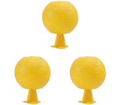 1-5PCS Fruit Fly Traps Ball Sticky Fruit Fly Catcher Glue Ball Multifunction Fruit Fly Catcher Citrus Shaped Insects Fly Killer