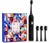 Cepillo de dientes Eléctrico con 5 Modos de limpieza - Cepillo de dientes Eléctrico recargable - IPX7 impermeable Sonic - 3