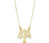 Inmaculada Romero Colgante Oro 18k Árbol Vida 45cm Mujer Joyería Diamante