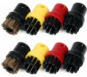 Pequeños Karcher, Cuchillo de Limpieza a Vapor de Cobre (Negro Rojo Amarillo + Cuchillo de Cobre Pequeño x 2)