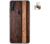 Tumundosmartphone Funda Gel Tpu para Alcatel 1S 2020 / 3L 2020 diseño Madera 05 Dibujos