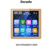Mini Touch Screen 4*25W Stereo Music Panel PA SystemBluetooth Wall Amplifier Smart Home Audio Ceiling Speaker Wall Amplifier ﻿