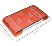 Portable Fishing Box Plastic Fishing Tackle Box Mini Fisherman Tackle Box Plastic Bait Boxes Hook Organizer Storage Tool Case