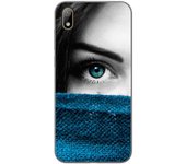 Tumundosmartphone Funda Gel Tpu para Huawei Y5 2019 diseño Ojo Dibujos
