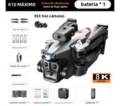 K10 MAX Drone With Treen Camera 4k/8k Professional Optical Flow Positioning Professional Aerial Photography Foldable Quadcopt