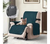 MARTI Funda para silla reclinable, funda para sillones repelentes al agua, sofá para sala de estar con correa elástica, Protector de muebles, , Protector de muebles para mascotas con correa elástica，funda para sillón relajante para niños, 1 ud.
