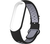 For Xiaomi Band 567 Silicone Watch StrapTwo-Color Breathable Smart Watchband Replacement Bracelet for Xiaomi MiBand 567 Strap