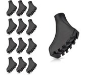 Almohadillas para caminar nórdico, 12 piezas/6 pares de almohadillas de goma asfáltica para caminar Nórdico