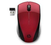 Ratón Inalámbrico HP 220/ Hasta 1600 DPI/ Rojo