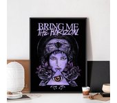 Rock Band B-Bring M-Me The H-Horizon Poster No Framed Kraft Club Bar Paper Vintage Wall Art Painting Bedroom Study Stickers