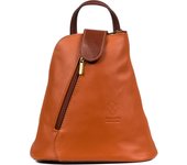 Firenze Artegiani. Carlotta Bolso mochila Mujer.Piel auténtica Sauvage. Made in Italy. Vera Pelle Italiana.