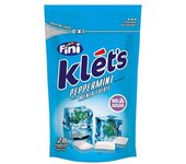 KLETS MENTA S/A CHICLE 22 UNIDADES /39gr. N /  Chicle sin azúcar en grageas con sabor a menta. Se sirve en paquetes con autocierre de 39 gramos cada uno. Caja de 22 paquetes.