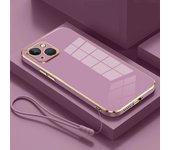 For iPhone 15 Pro Max Case 14 Plus Cover 13 12 Mini 11 XR XS X Phone Funda Luxury Square Plating Shockproof iPhone 8 7  6S Coque