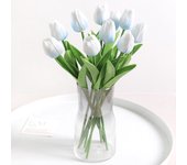 5Pieces Of Artificial Plant Tulip Soft Pole Room Dining Table Decoration Wedding Party Garden DIY Christmas Anniversary Decor