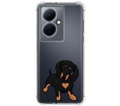 Funda Silicona Antigolpes para Vivo V29 Lite 5G diseño Perros 04 Dibujos