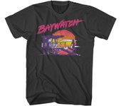 Baywatch 90's Drama Beach Patrol Lifeguard Nightwatch Adult T-Shirt Tee