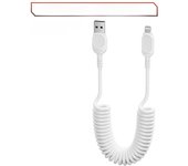 Toocki Spring USB to iP Cable for iPhone 14 13 12 Pro Max Xs Max 2.4A Fast Charge Charger USB Lighting Cable for iPhone iPad Pro