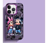 Disney Mickey Minnie Mouse Phone Case for iPhone 14 Plus XR X 13 Pro Max 12 Mini 11 Pro XS Max 7 8 Plus 15 Cover