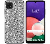 Funda Silicona para Samsung Galaxy A22 5G diseño Letras Dibujos