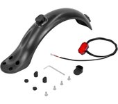 For Electric Scooter Mudguard Set 4 Screw Fender Applicable Accessories Rear Fender Four-hole Scooter With Rear Tail Light
