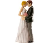 Disok Figura Pastel Novios Tarta Nupcial Enamorados 16 Cm - Ideal para Bodas