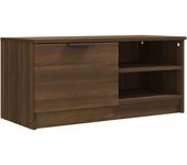 vidaXL Mueble de TV madera contrachapada 80x35x36,5 cm, Mueble de Salon, Mueble TV, Mueble TV salon, Mesa de TV, Mueble tele