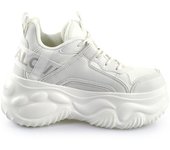 Buffalo 1636014 Zapatillas con plataforma para mujer blancas en sintético 84708