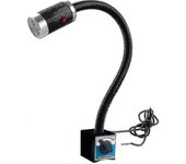 Luz llevó ajustable del Trabajo de la aleación de Aluminio con la base magnética, Luz llevó 360 del Trabajo de La Máquina rotativos con el interruptor, Para La Máquina-herramienta del CNC, 9W 220V --