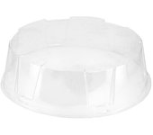 MONOUSO | Tapa para Envase Tarta APET Transparente Ø25,5x8cm (160 Uds)