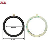 2pc Universal Magnetic Metal Plate Ring For Magsafe Wireless Charger Iron Sheet Sticker Magnet Car Phone Holder For Apple Huawei