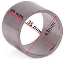 High Quality Universal Motorcycle Muffler Exhaust Pipe Escape 29mm-51mm Crush Graphite Gasket Seal Ring Silencer Link Pipe New
